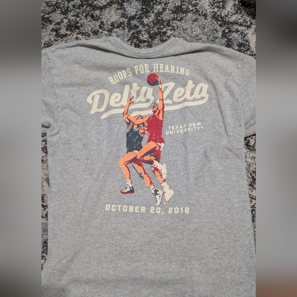Gray Texas A&M Delta Zeta Shirt 2018